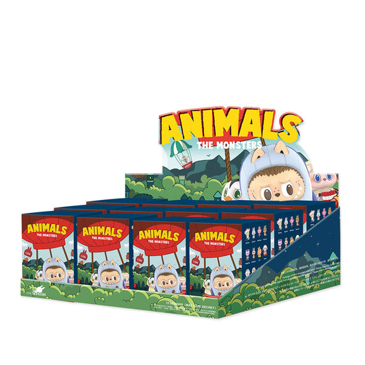 DOUZE (12) POP MART Boîte aveugle de la série Monstres et Animaux